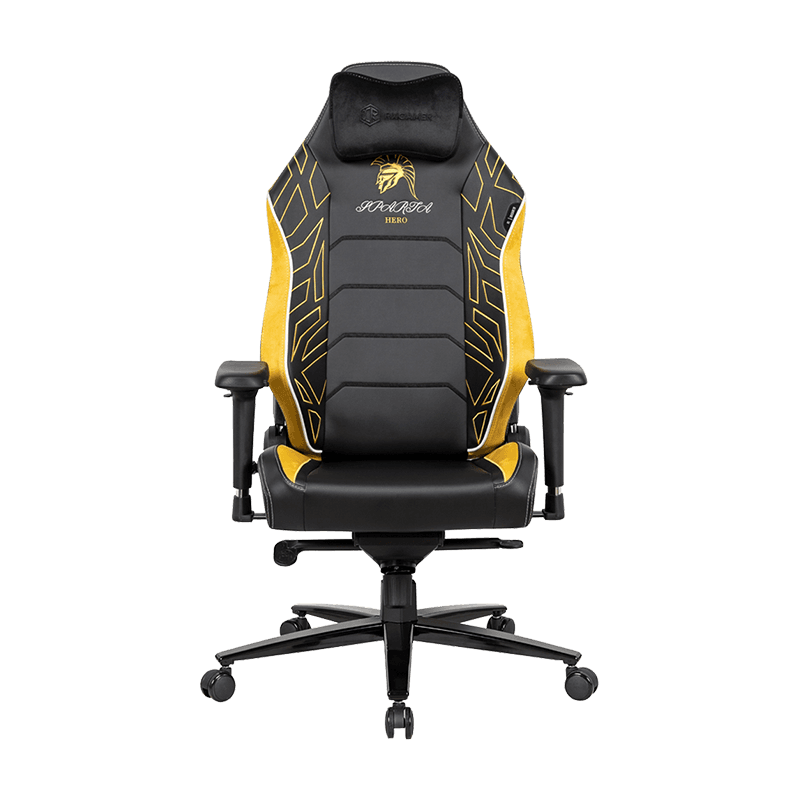 RXGAMER RX-2105R-B Obrotowy fotel gamingowy z regulacją wysokości i zdejmowanym magnetycznym zagłówkiem