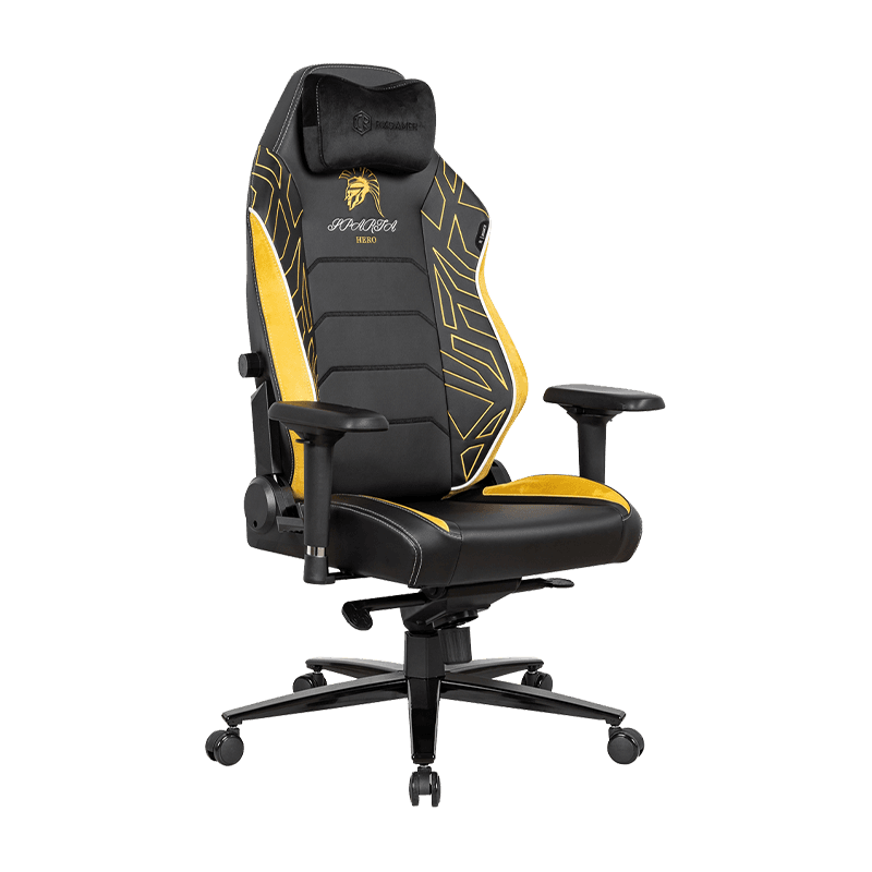 RXGAMER RX-2105R-B Obrotowy fotel gamingowy z regulacją wysokości i zdejmowanym magnetycznym zagłówkiem