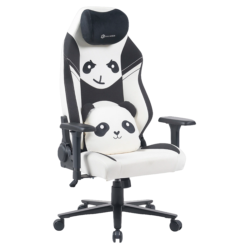 RXGAMER RX-2182 panda Modny fotel gamingowy, ergonomiczny fotel do gier komputerowych